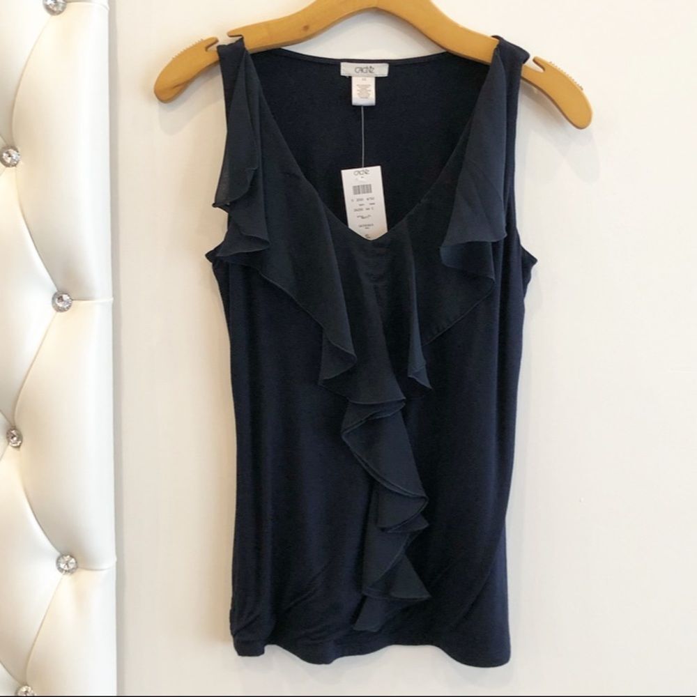 Dark navy blue blouse